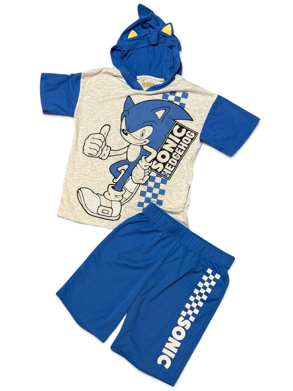 Kid’s Sonic Two Piece T-shirt & Shorts Set Size 10